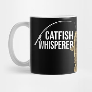 Funny Catfishing Design Men Women Catfish Hunter Whisperer Mug